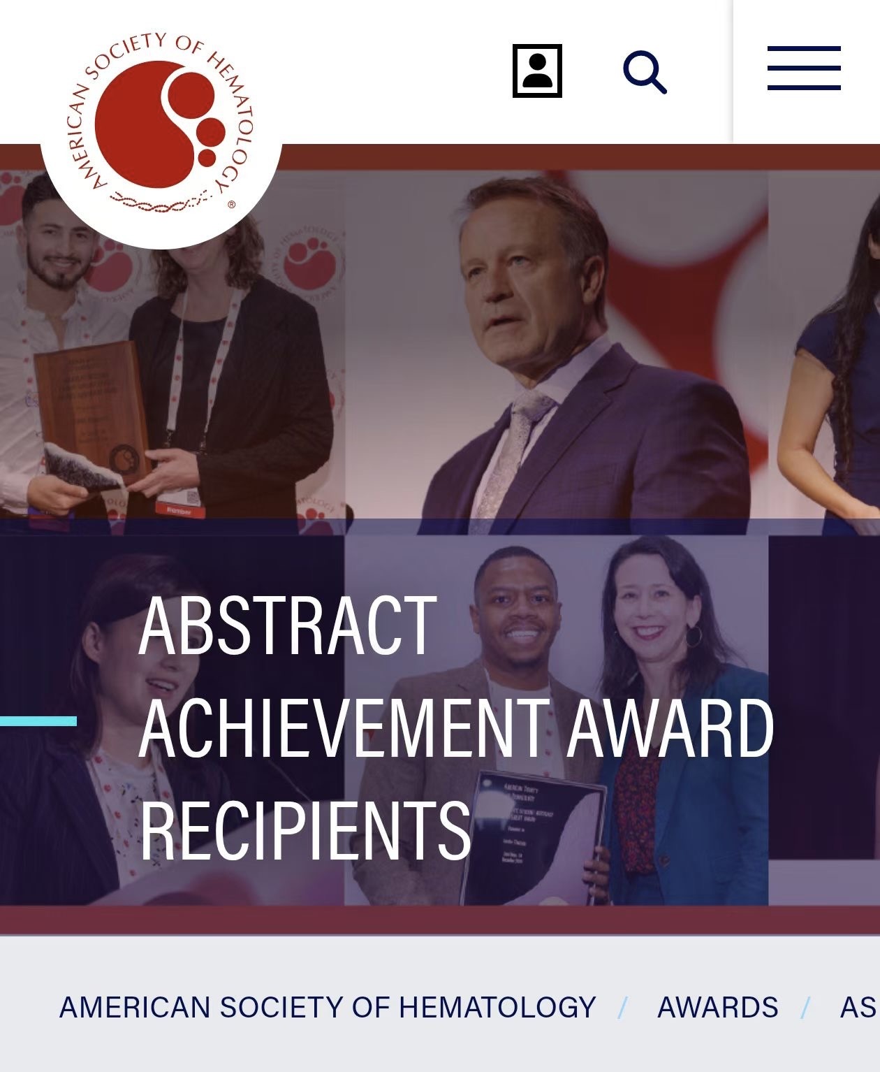 Dr. Jian Xu received an ASH Abstract Achievement Award!